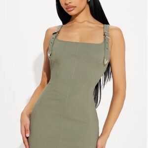 Fashion Nova Olive Mini Dress